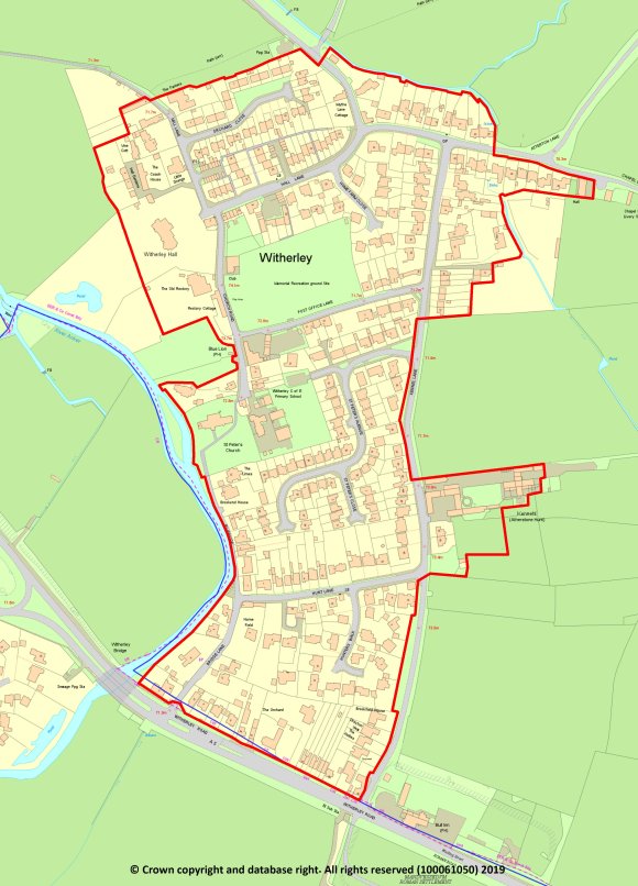 Settlement boundary Witherley Reg 16 Fig 3