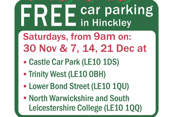 Free Parking on Saturdays this Christmas